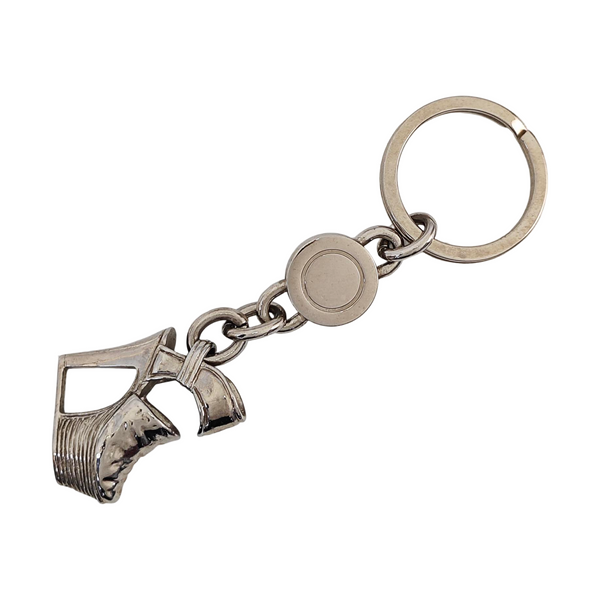 Metal Bag Charm Silver