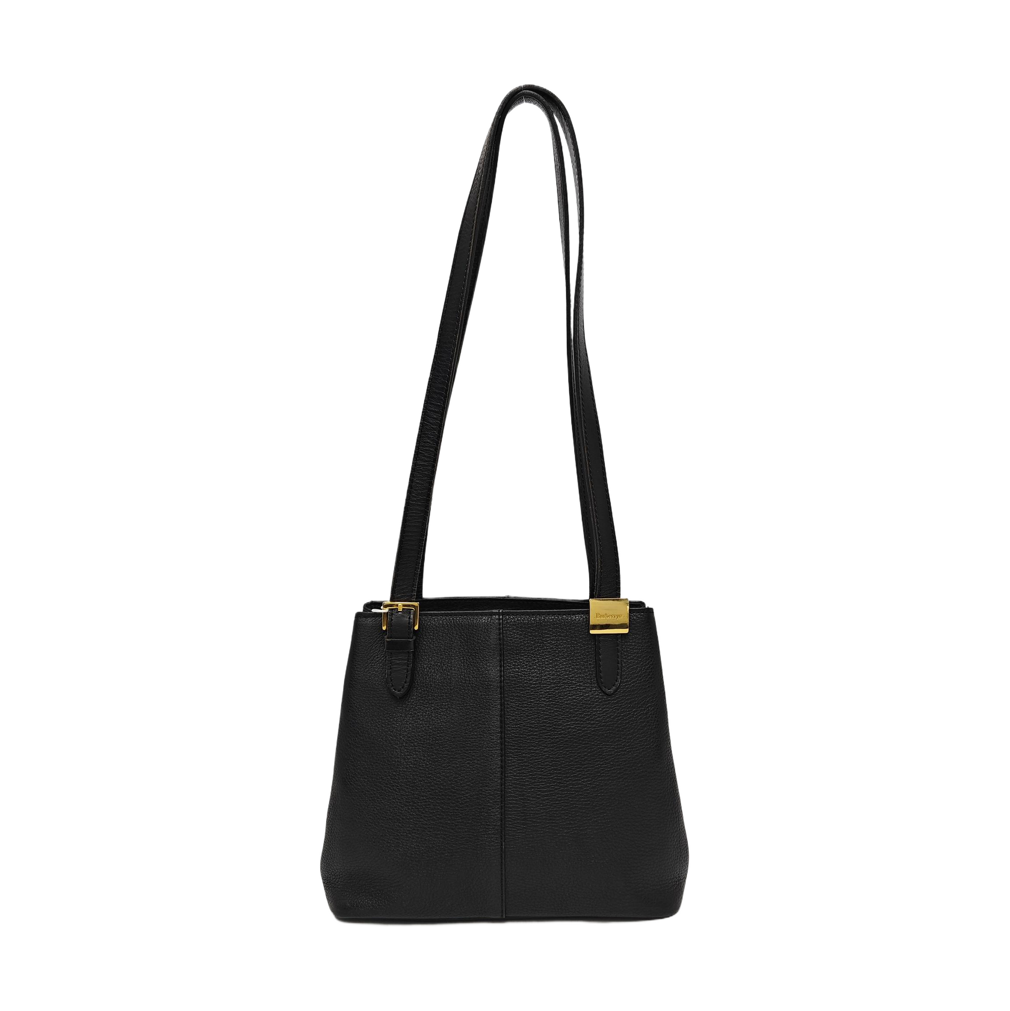Calfskin Shoulder Bag Black