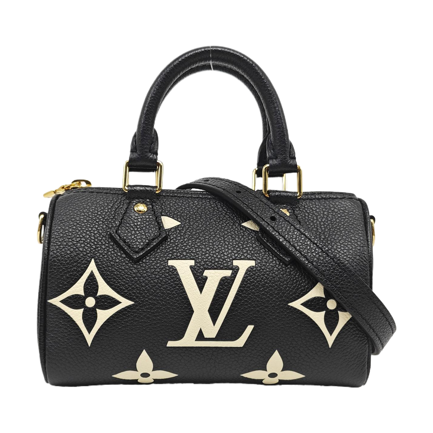 SPEEDY Nano Monogram Calfskin Black