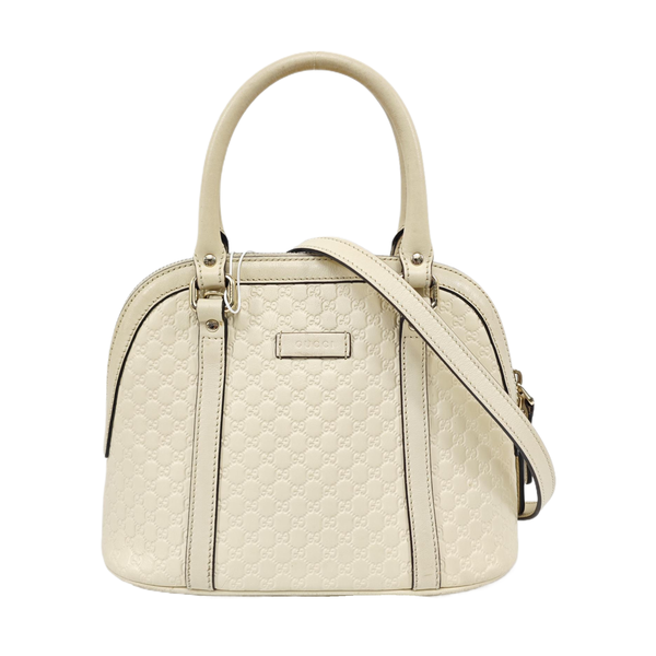Microguccissima Monogram Calfskin Beige