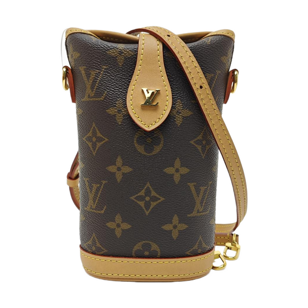 FOLD ME Monogram Coated Canvas Brown