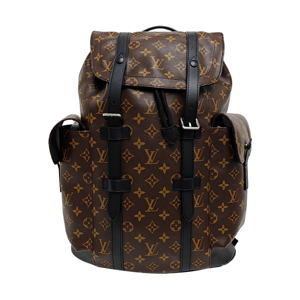 CHRISTOPHER PM Monogram Coated Canvas Brown