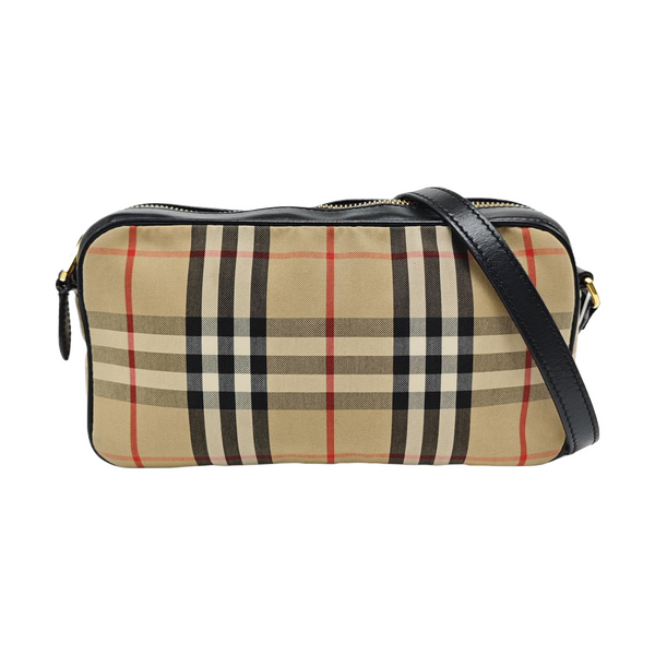 Canvas Crossbody Bag Small Brown