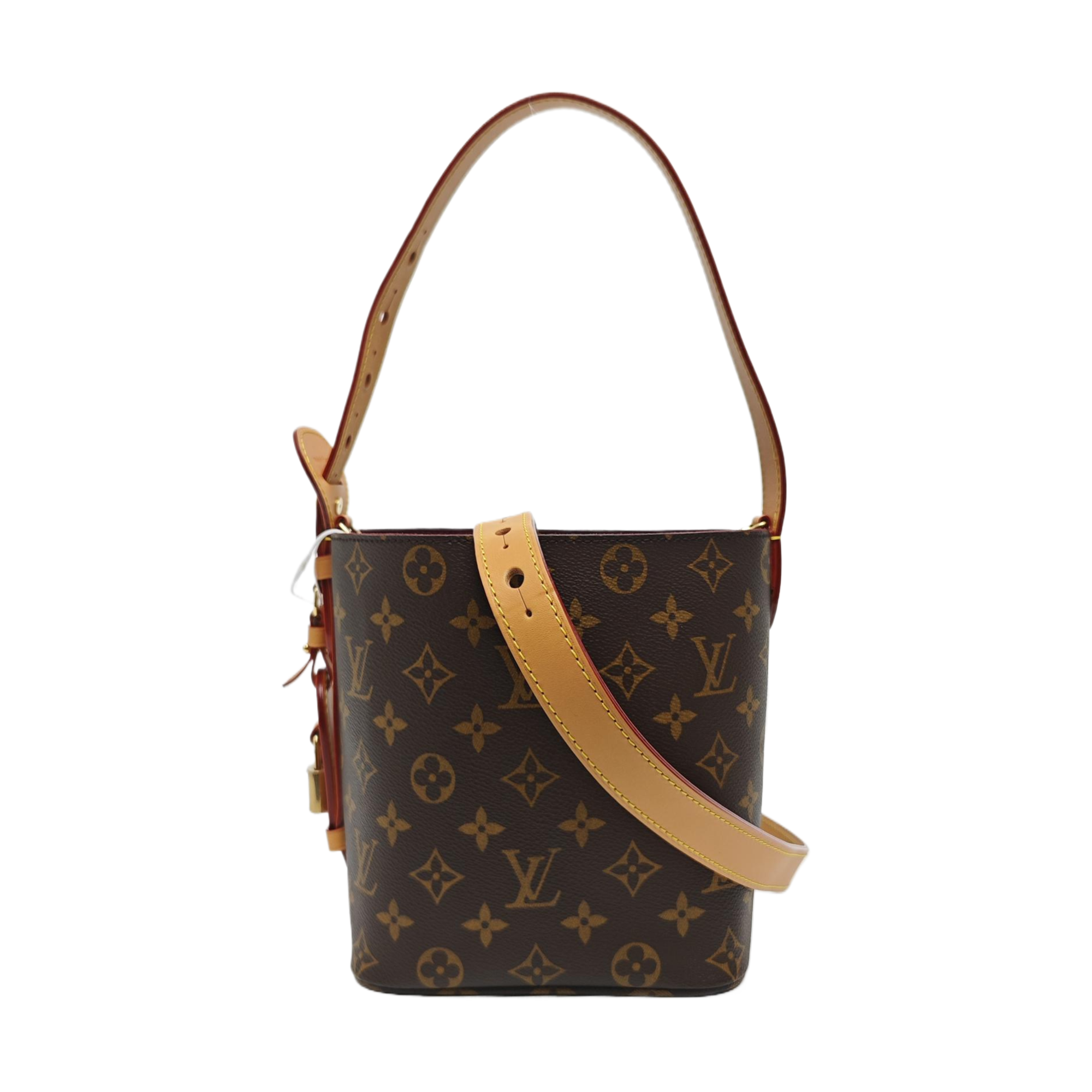 ALL IN Monogram Coated Canvas Brown