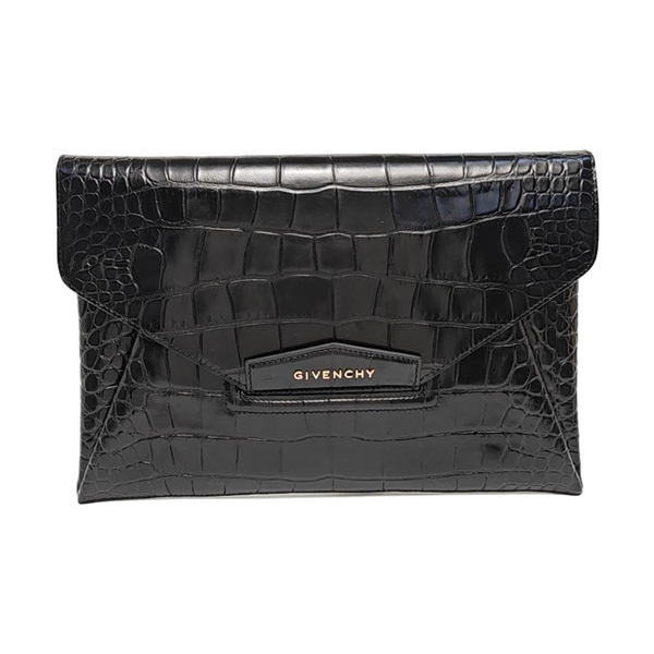 Calfskin Clutch Black