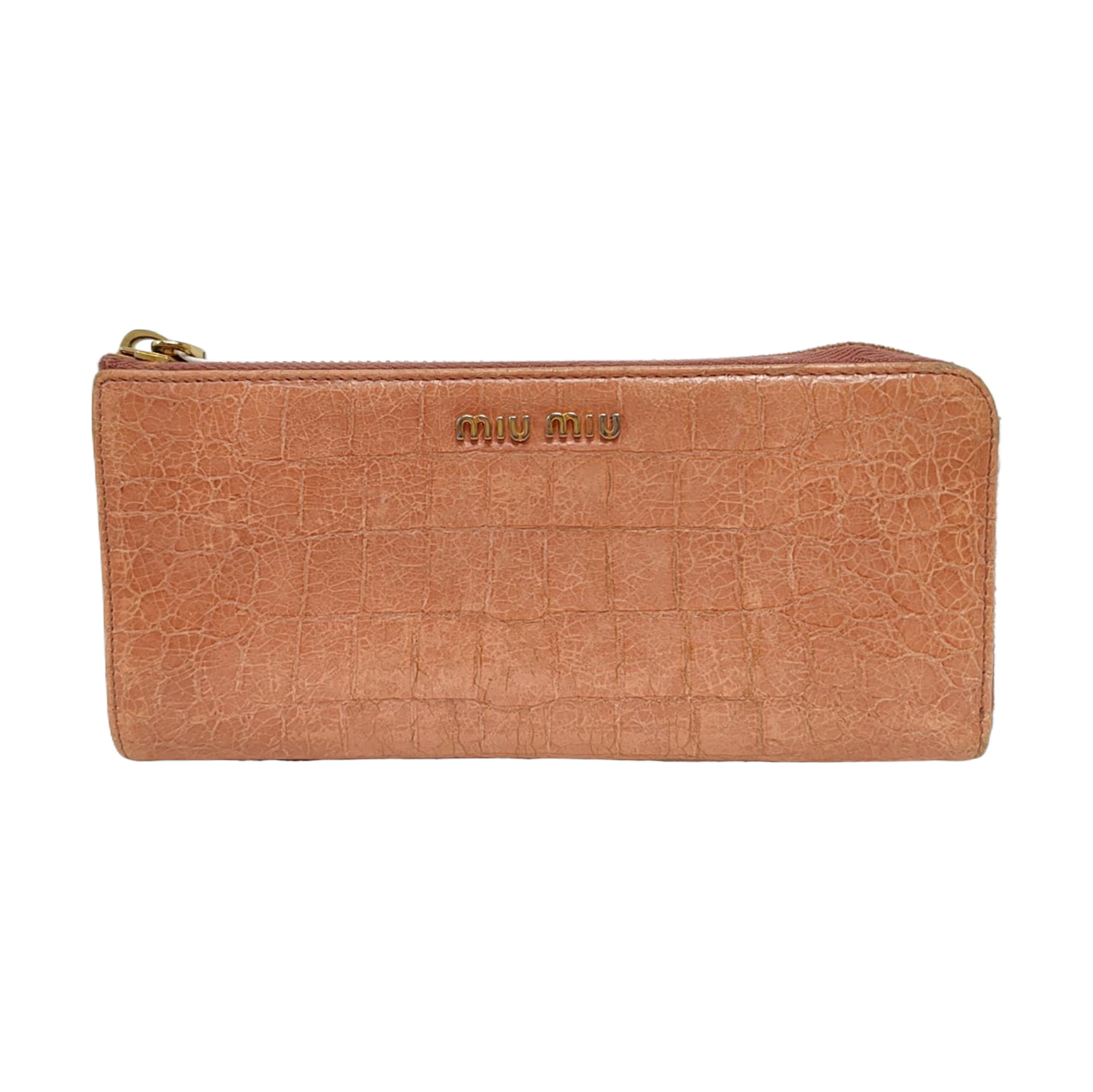 Calfskin Wallet Pink