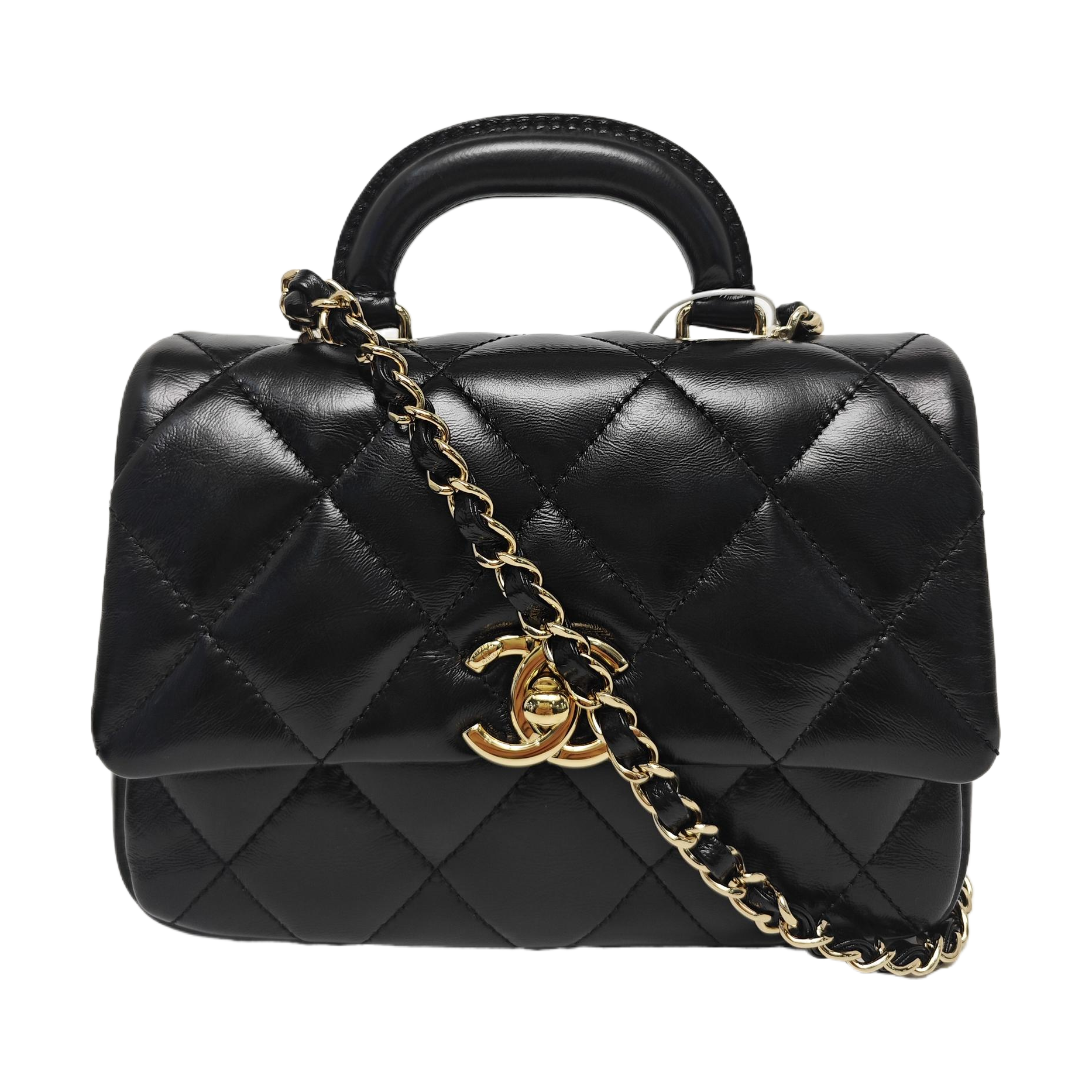 Quilted Lambskin Black