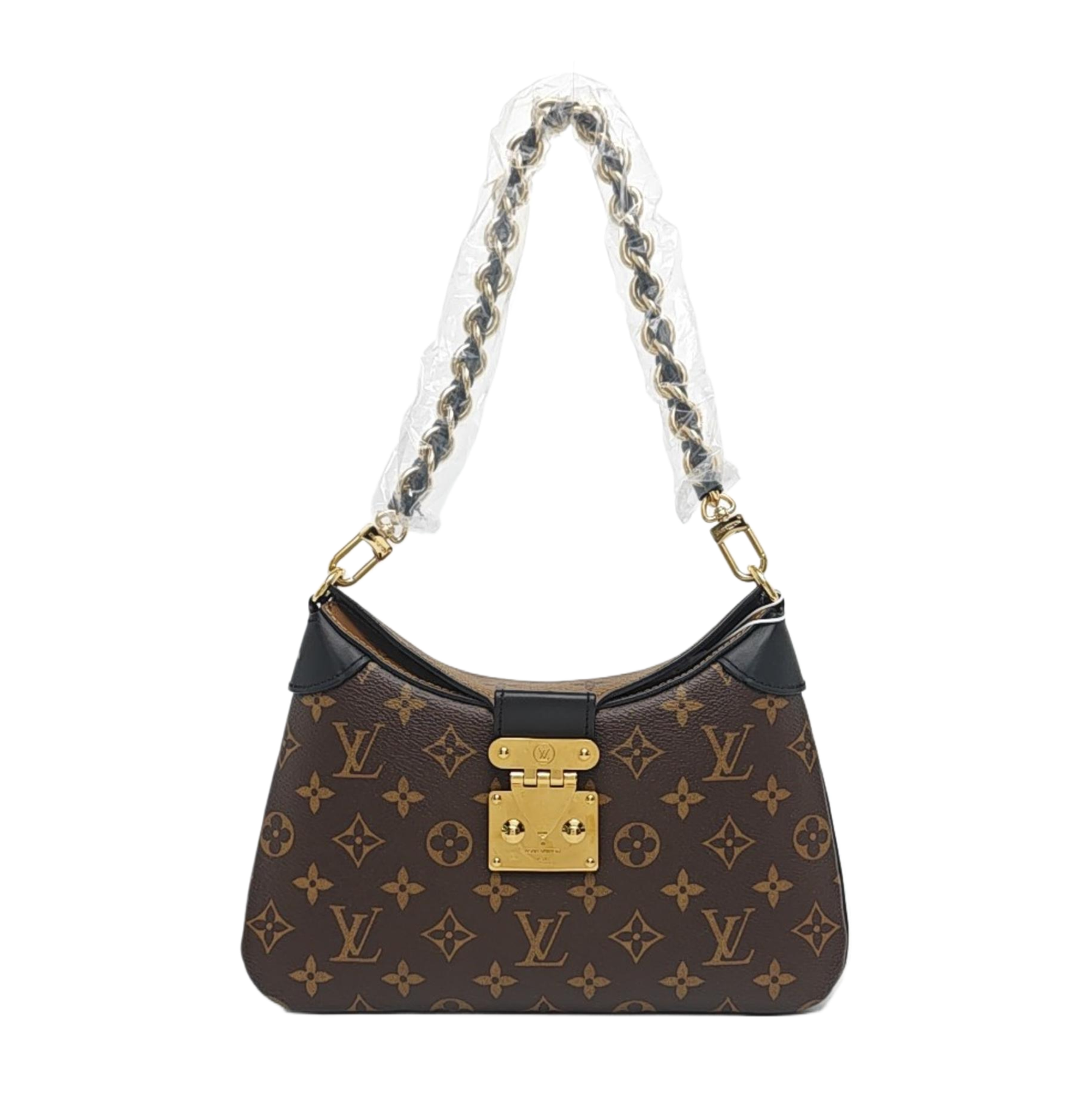 TWINNY Monogram Coated Canvas Brown