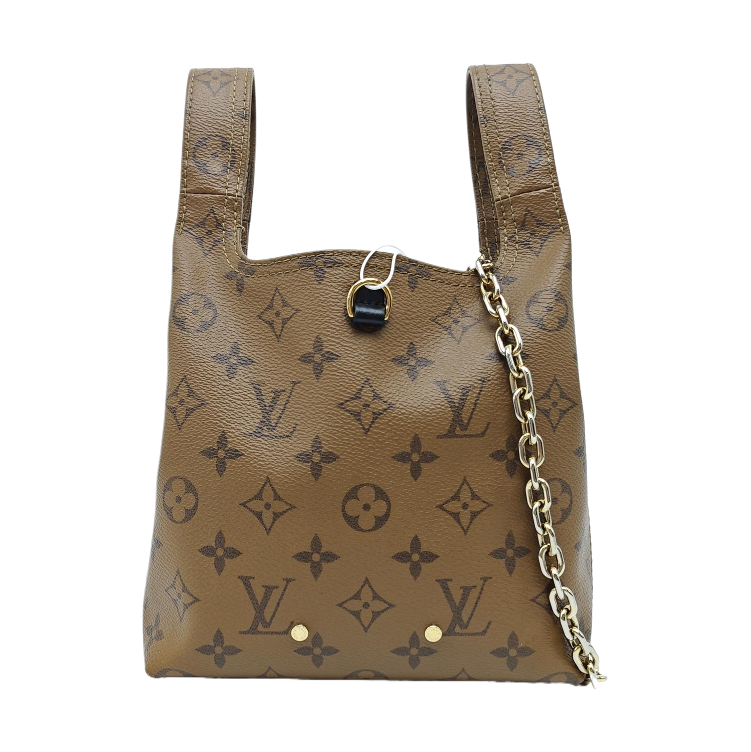 ATLANTIS BB Monogram Coated Canvas Brown