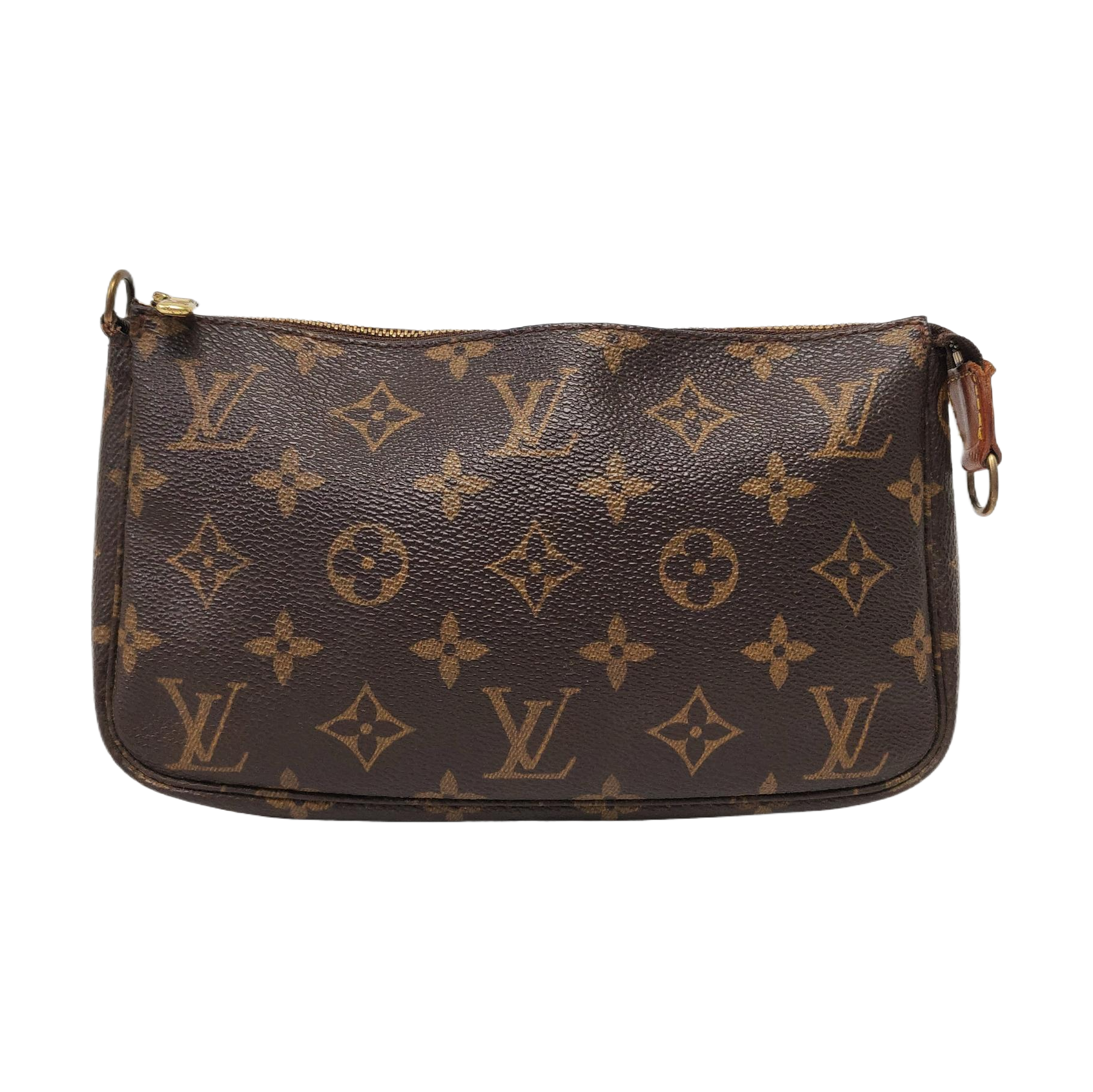 ACCESSOIRES Monogram Coated Canvas Brown