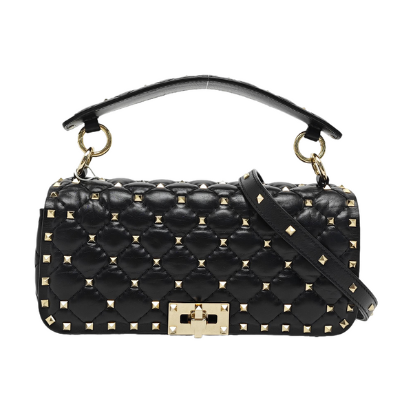 Calfskin Shoulder Bag Black