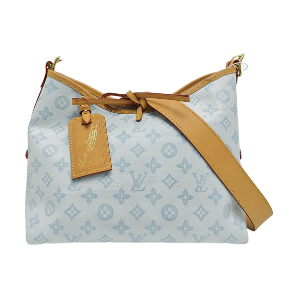 CARRYALL PM Monogram Coated Canvas Blue