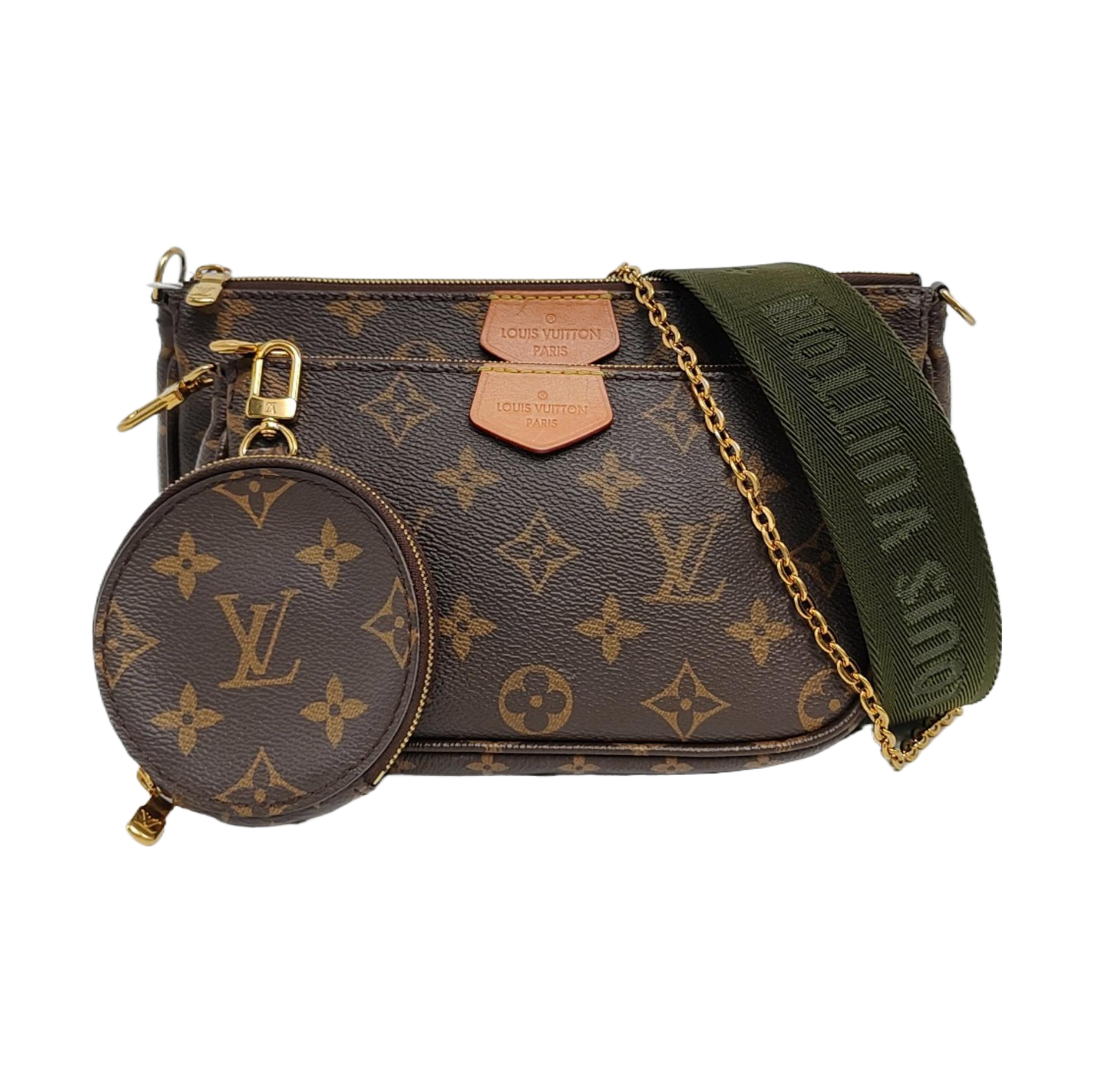 MULTI Monogram Coated Canvas Brown