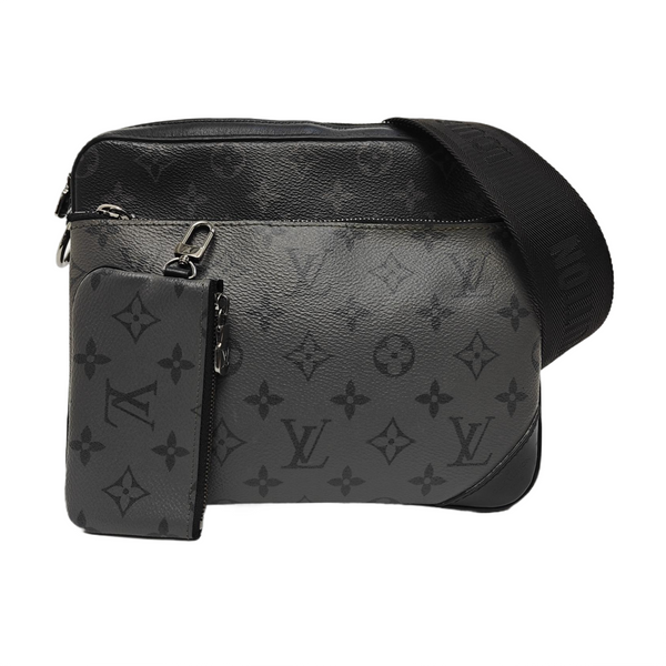 TRIO Monogram Coated Canvas Gray