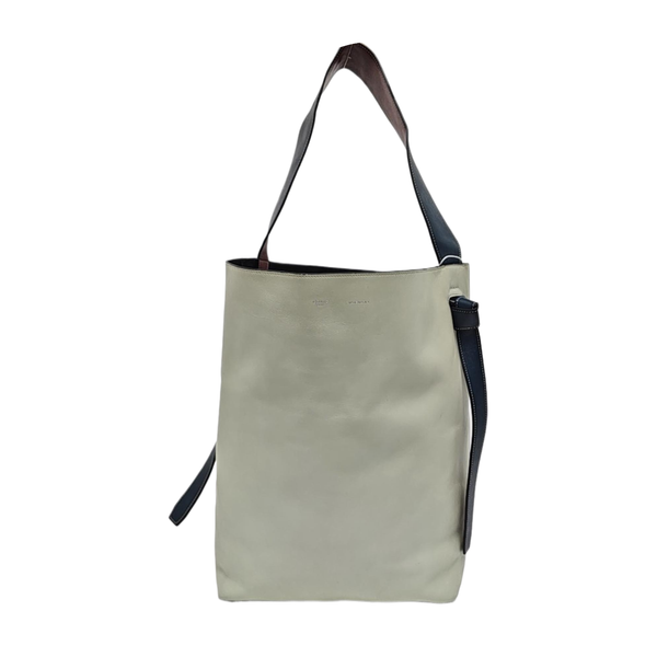 TWISTED CABAS Small Calfskin Green