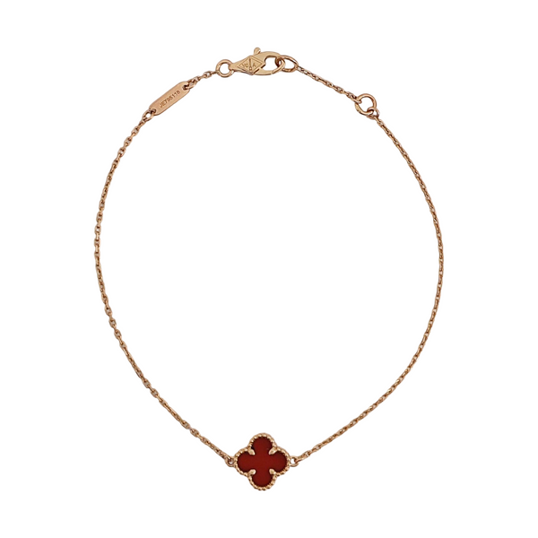 Sweet Alhambra 18k Rose Gold Bracelet
