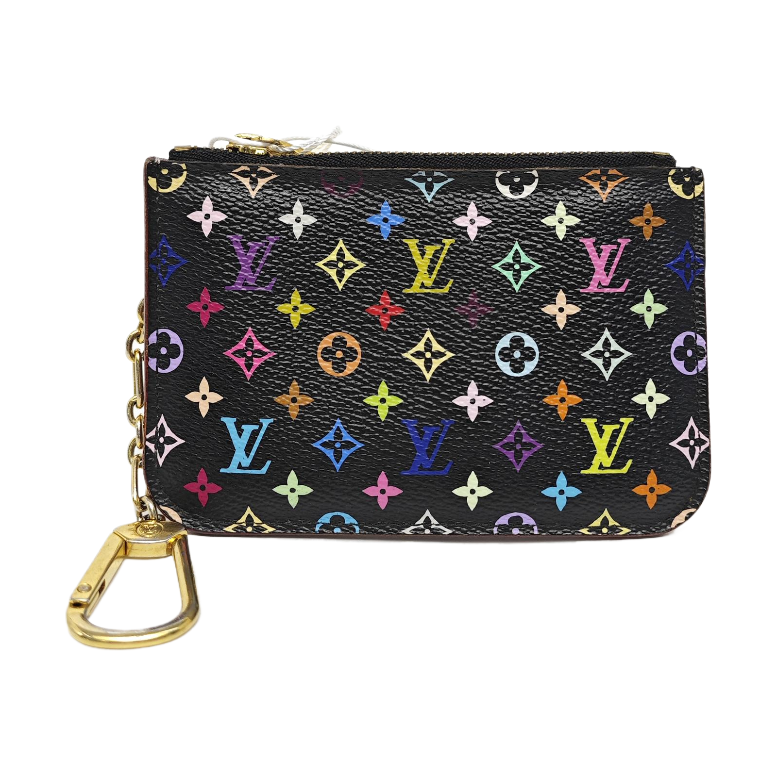 LV × TM Monogram Coated Canvas Wallet Black