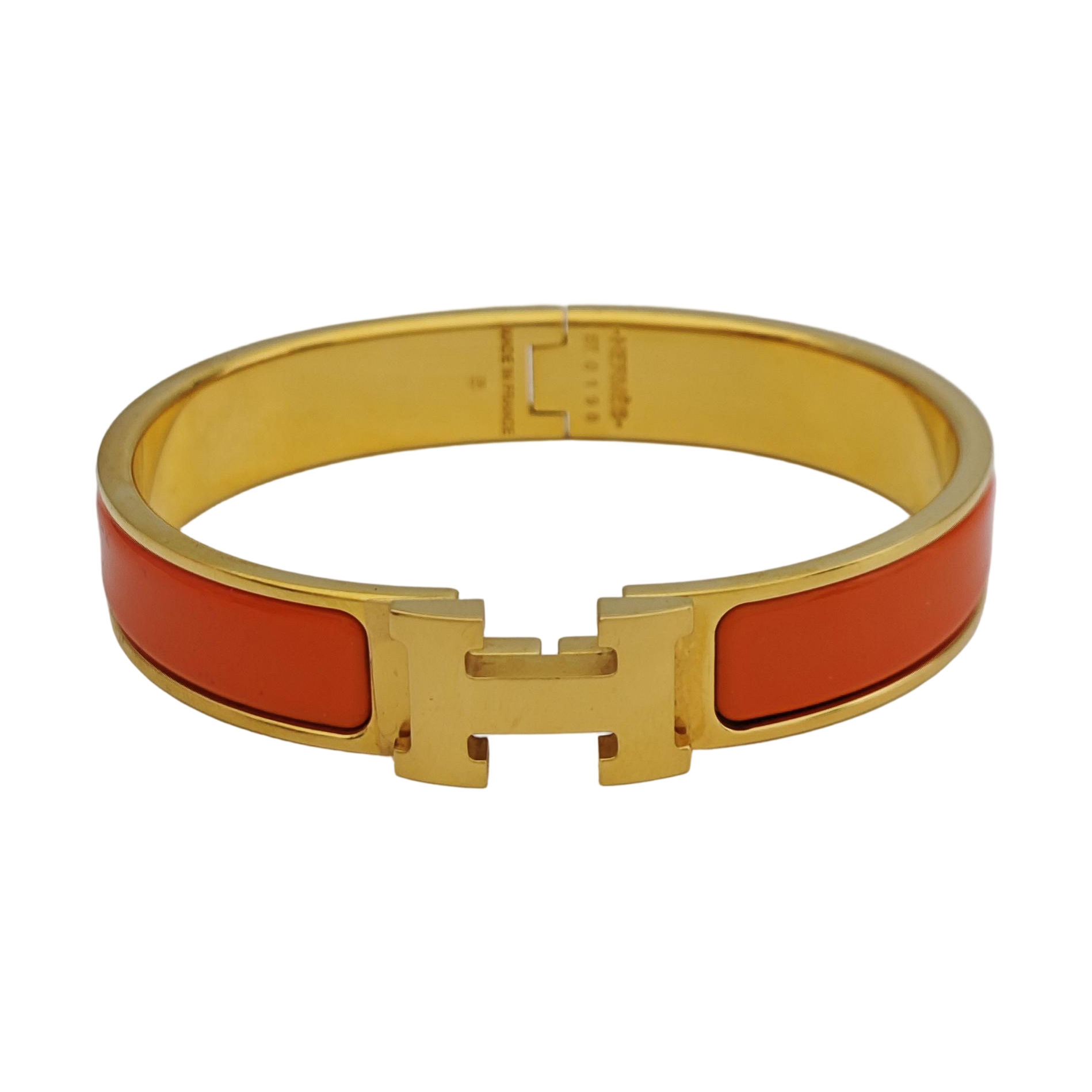 Clic H Metal Gold Bangle