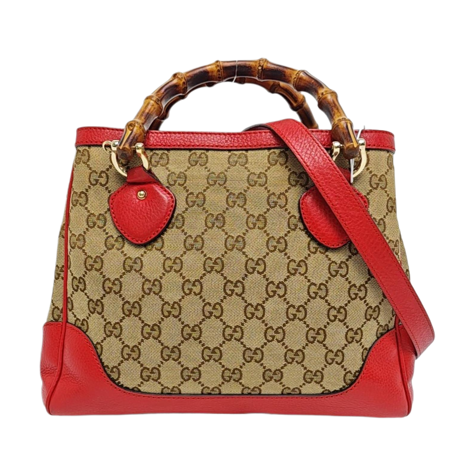 Monogram Canvas Tote Bag Beige