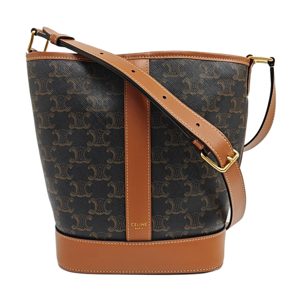 TRIOMPHE CANVAS Small Coated Canvas Brown