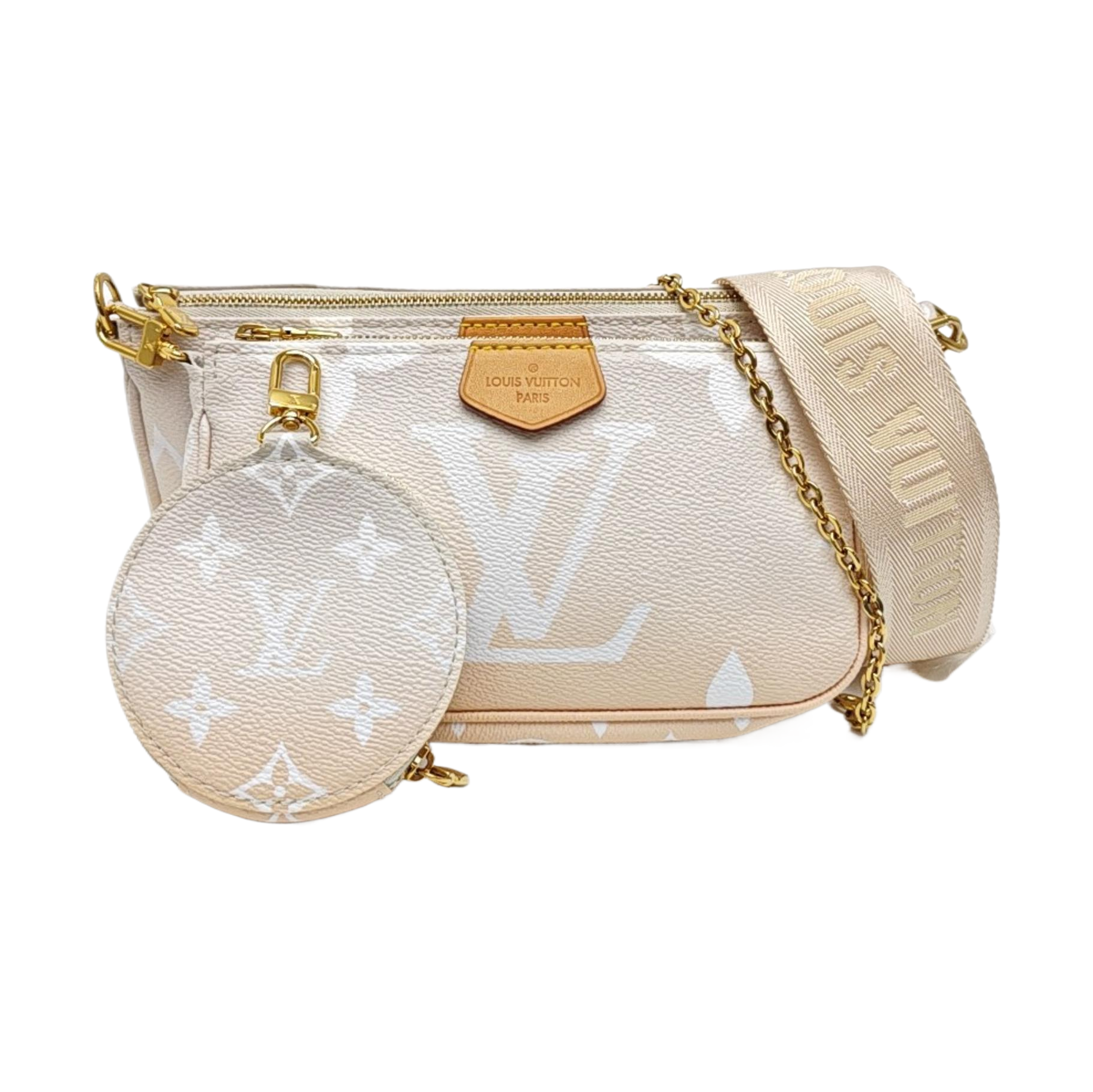 MULTI Monogram Coated Canvas Beige