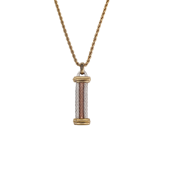 Trotter 2 Metal Gold Necklace