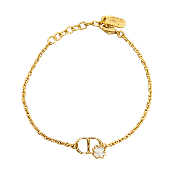 Petit CD Metal Gold Bracelet