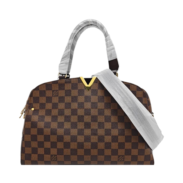 KENSINGTON BOWLING Damier Ebene Coated Canvas Brown