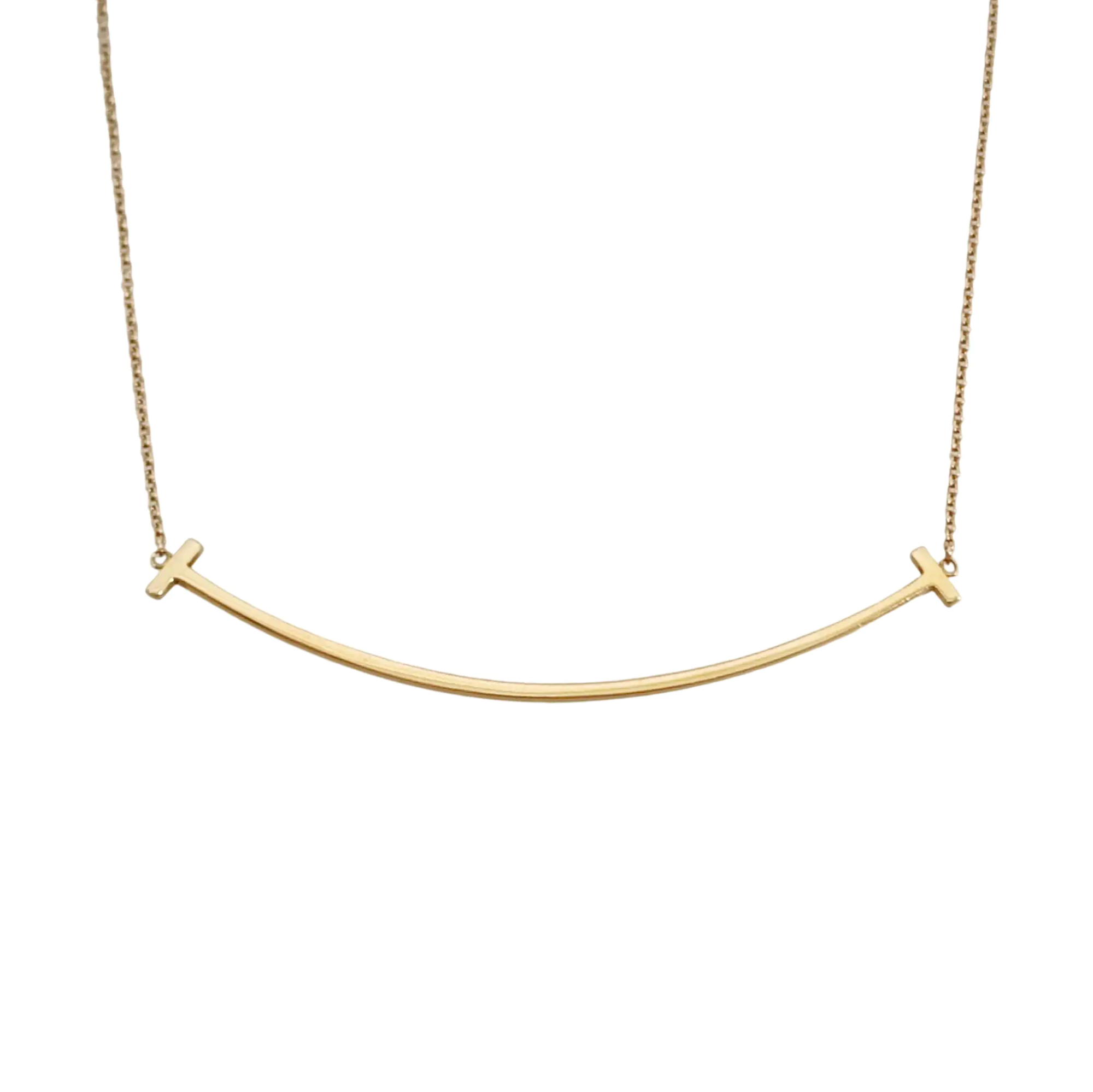 Tiffany T 18k Rose Gold Necklace