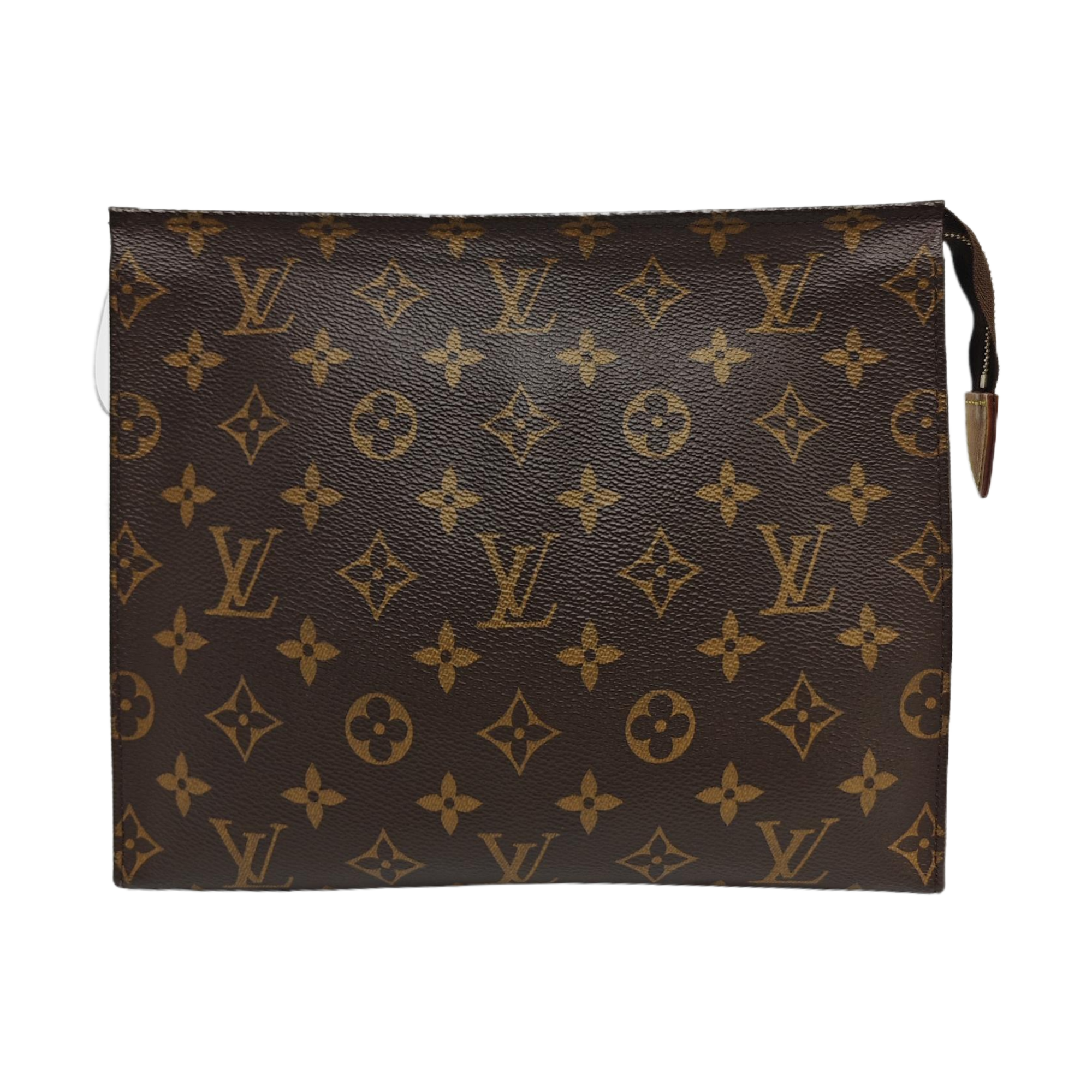 TOILET POCKET 26 Monogram Coated Canvas Brown