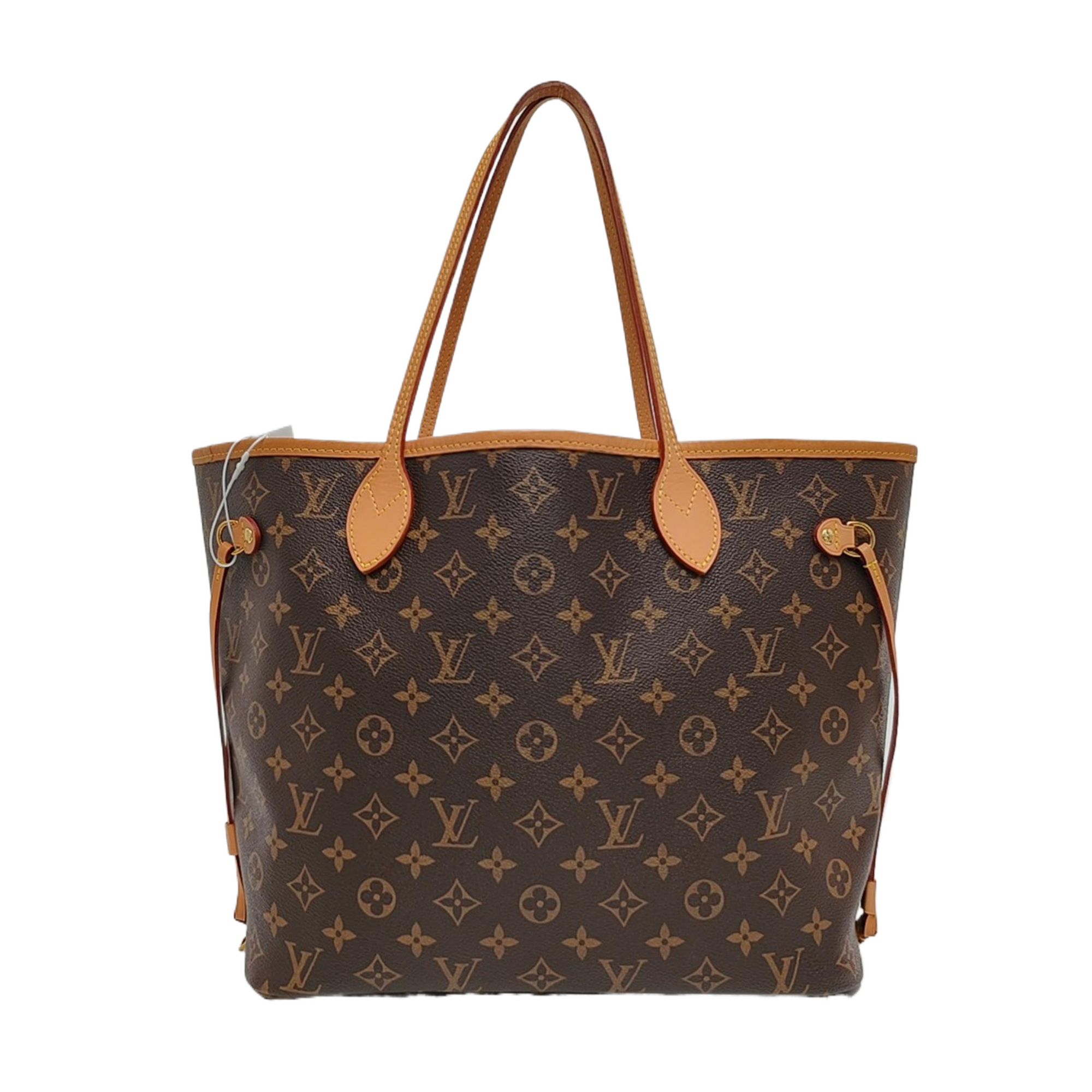 NEVERFULL MM Monogram Coated Canvas Brown