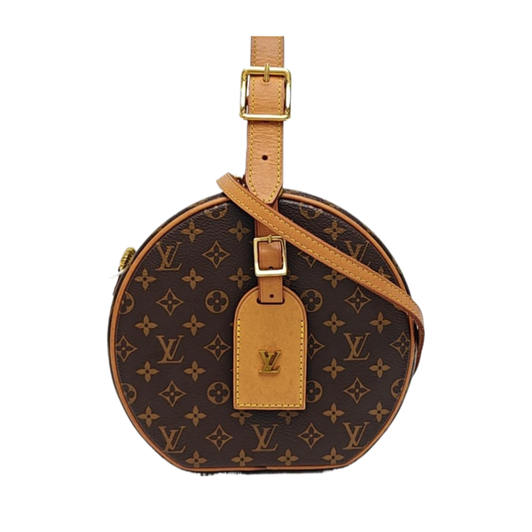 BOITE CHAPEAU PM Monogram Coated Canvas Brown