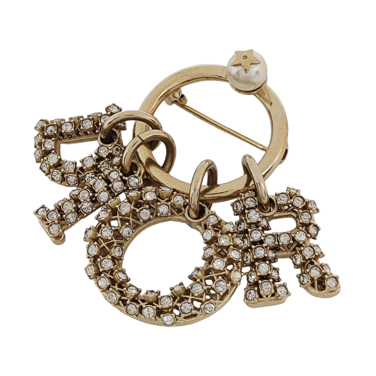 Metal Gold Brooch