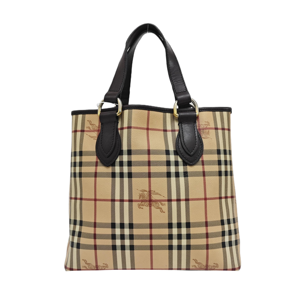 Coated Canvas Tote Bag Multicolor