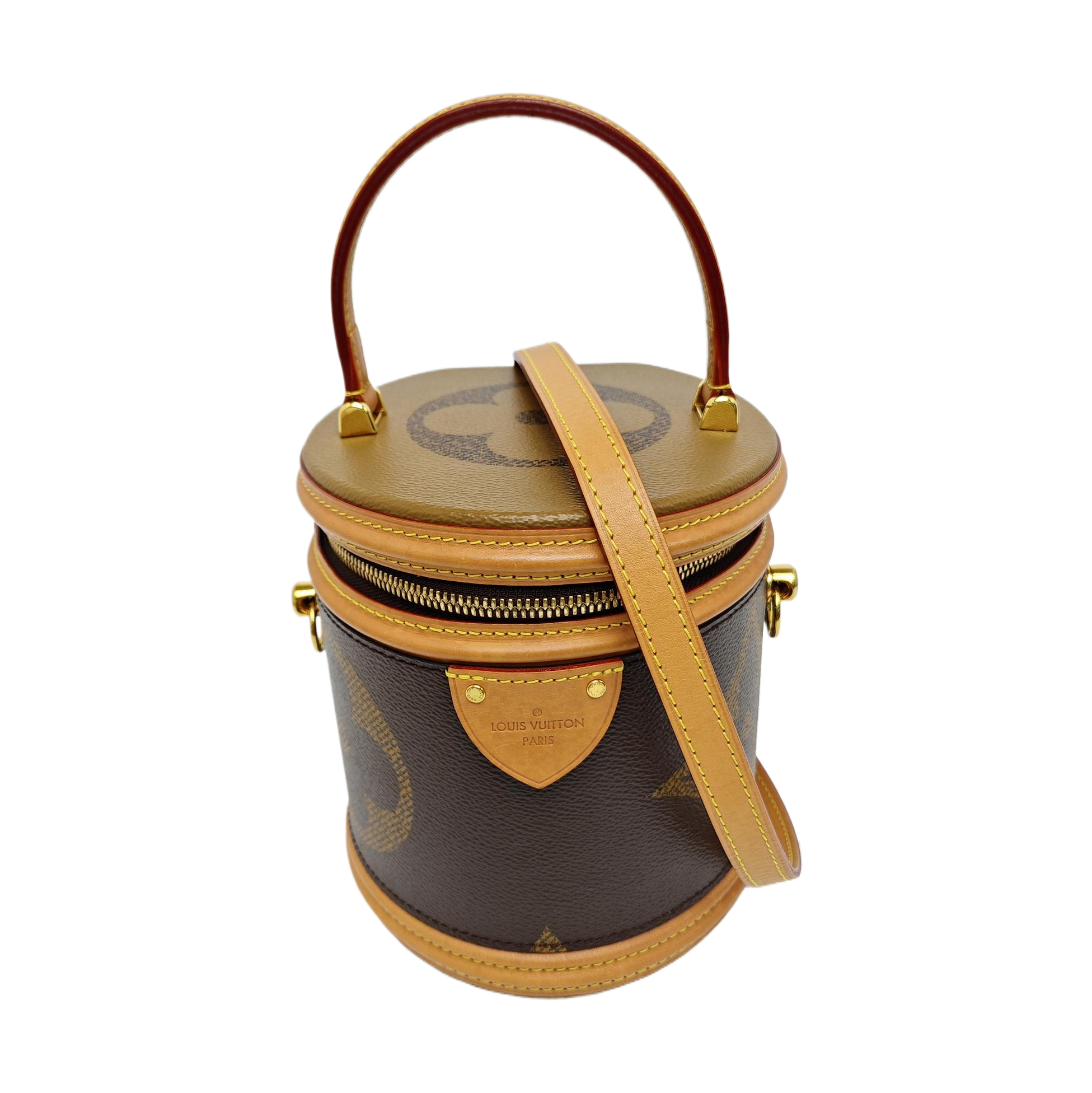 CANNES Monogram Coated Canvas Brown