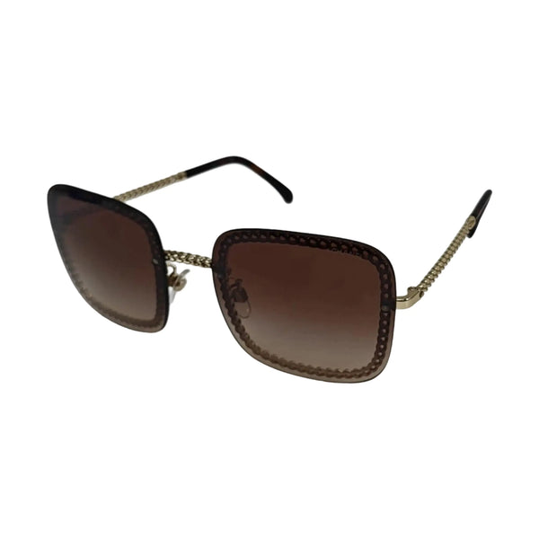 Metal Sunglasses Brown