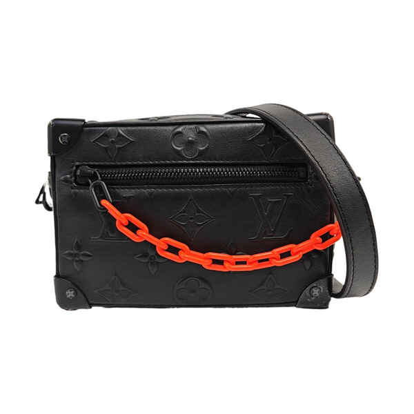SOFT TRUNK Mini Calfskin Black