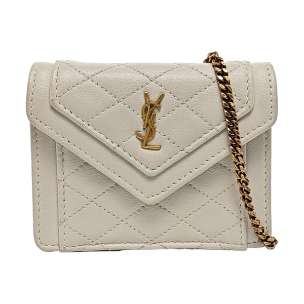 Authenticated pre-owned  GABY Quilted Lambskin White - Shoulder Bag at Looply