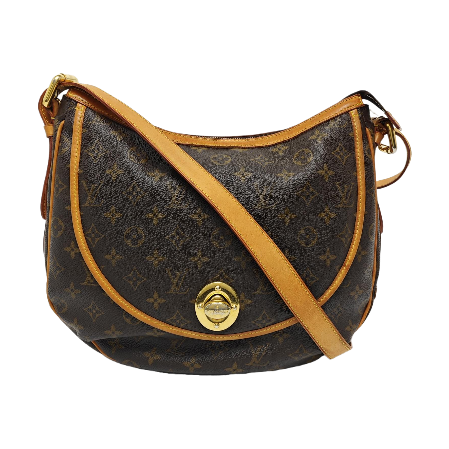 TULUM GM Monogram Coated Canvas Brown