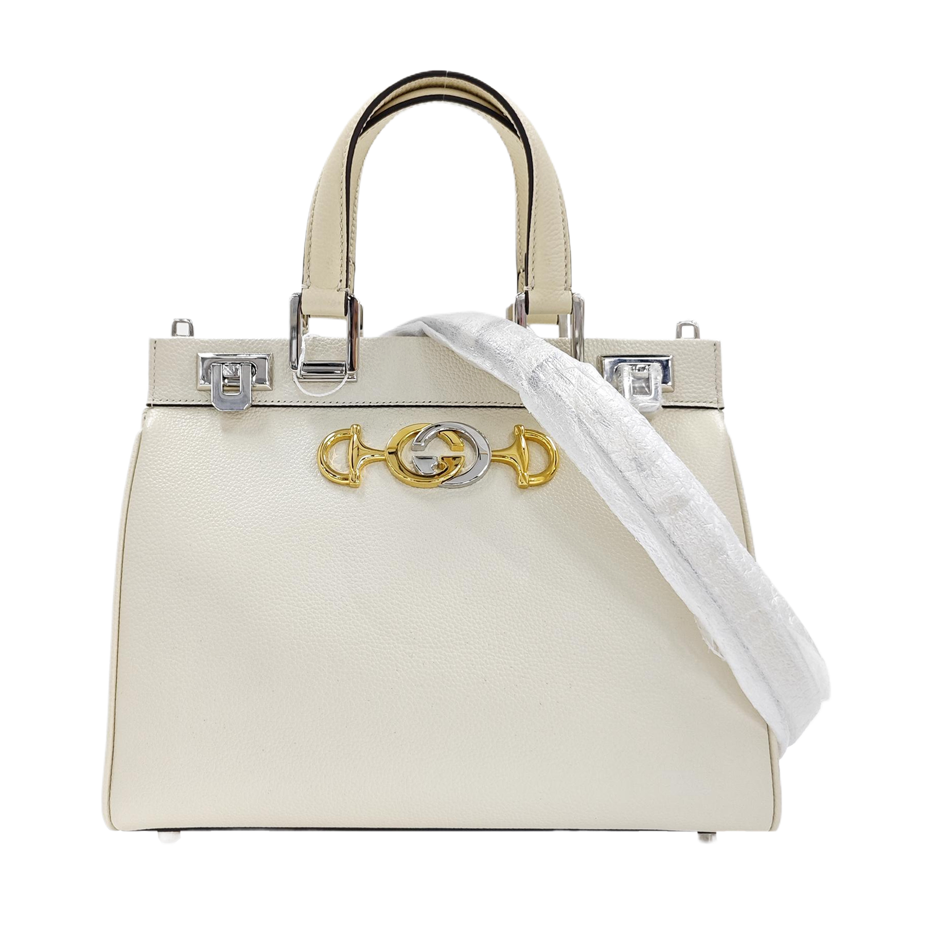 Zumi Small Calfskin White