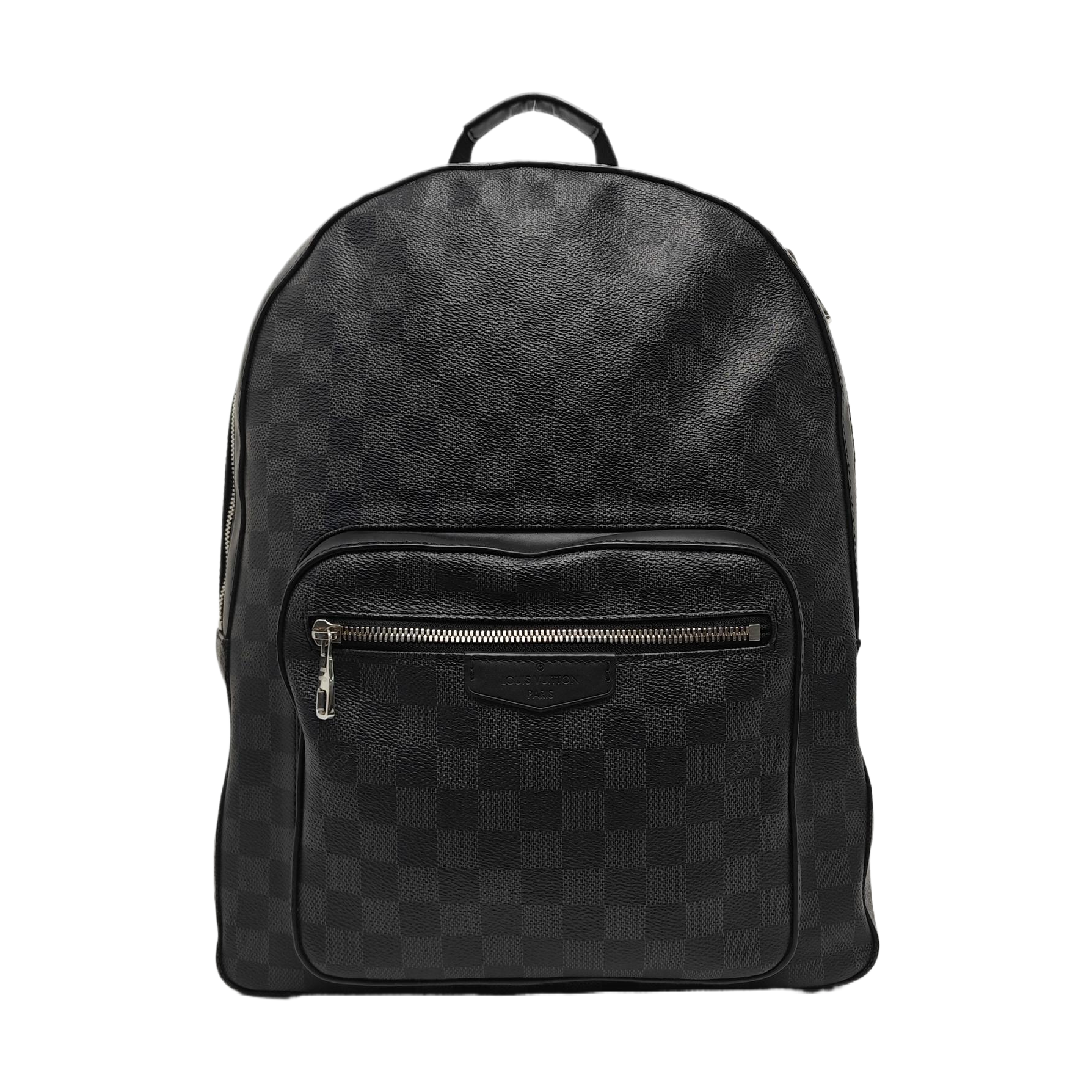 JOSH Damier Graphite Coated Canvas Gray