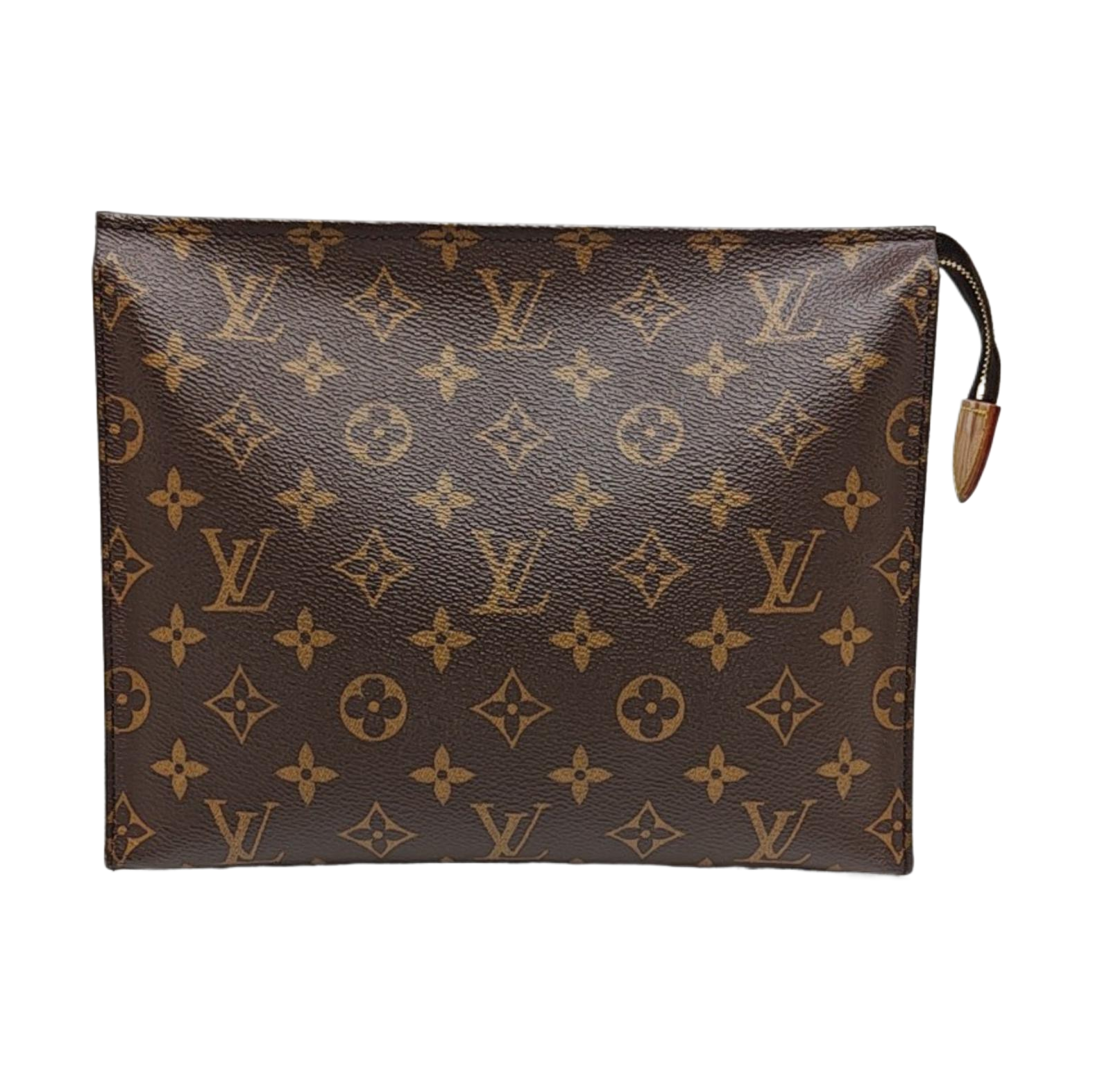 TOILET POCKET 26 Monogram Coated Canvas Brown