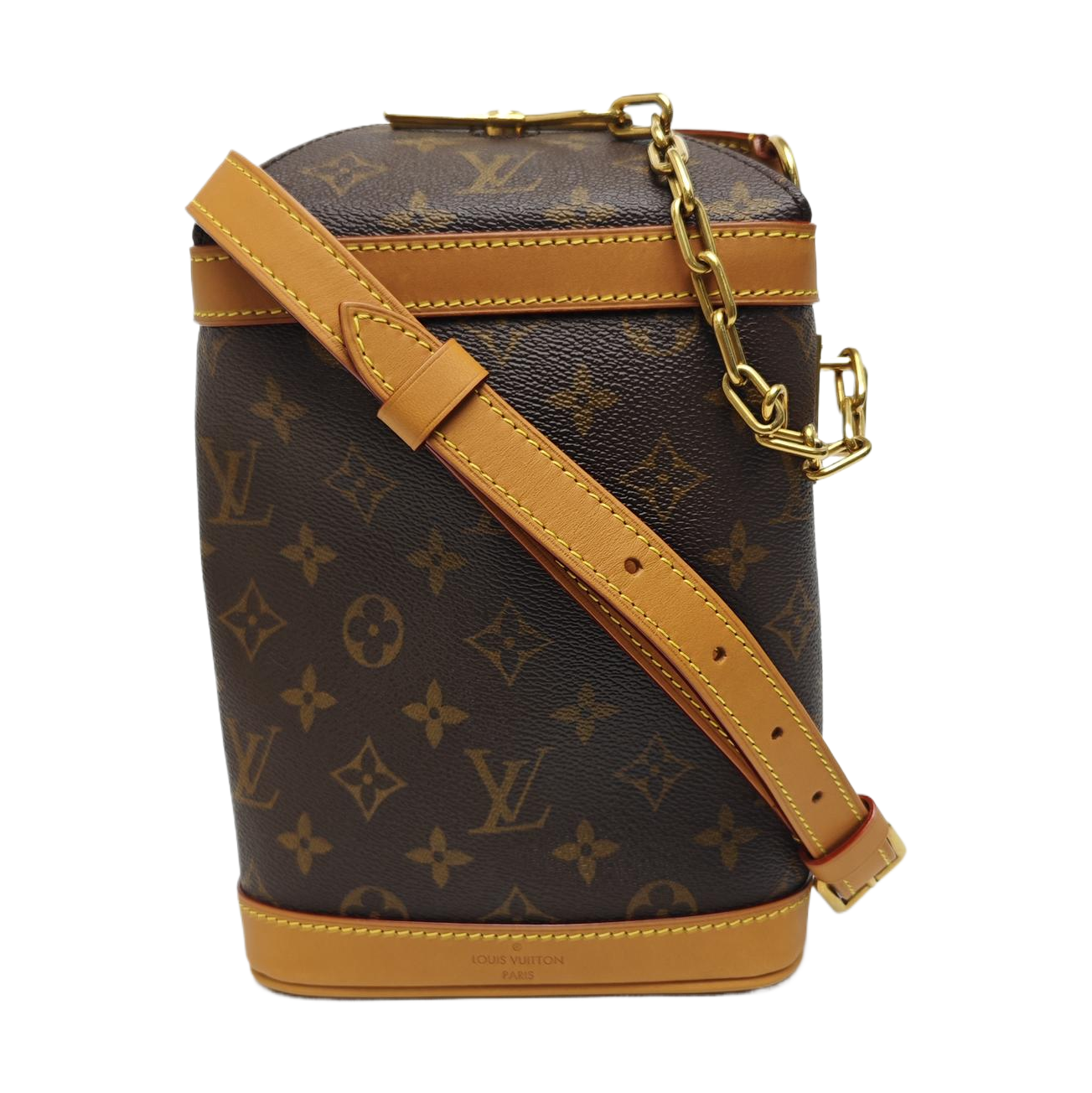 MILK BOX Monogram Coated Canvas Brown