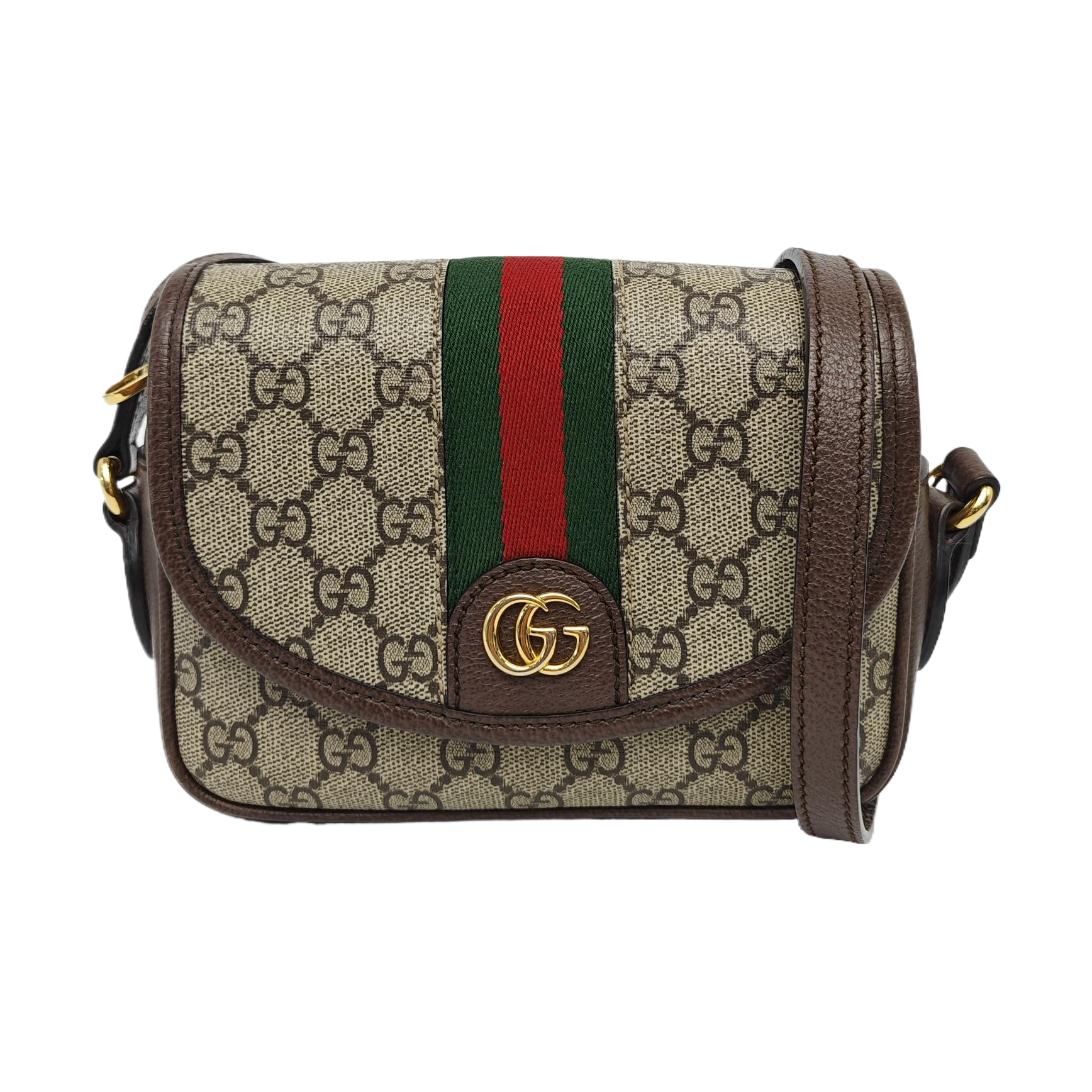 Monogram Coated Canvas Shoulder Bag Mini Beige