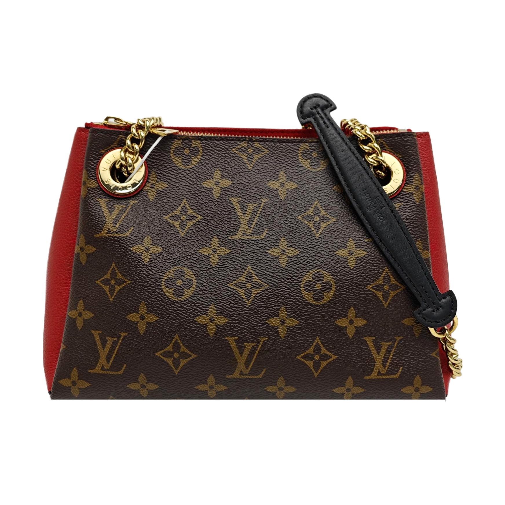 SURENE BB Monogram Coated Canvas Brown