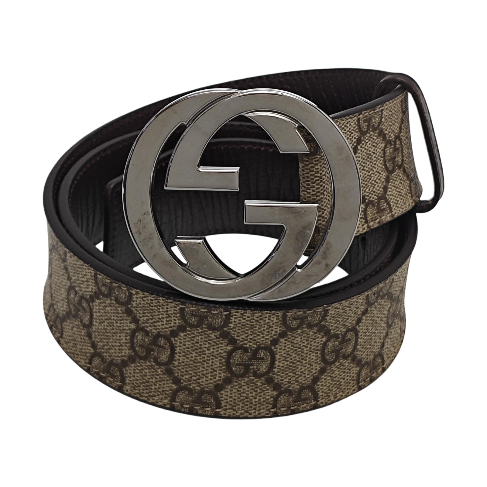 Leather Belt Beige