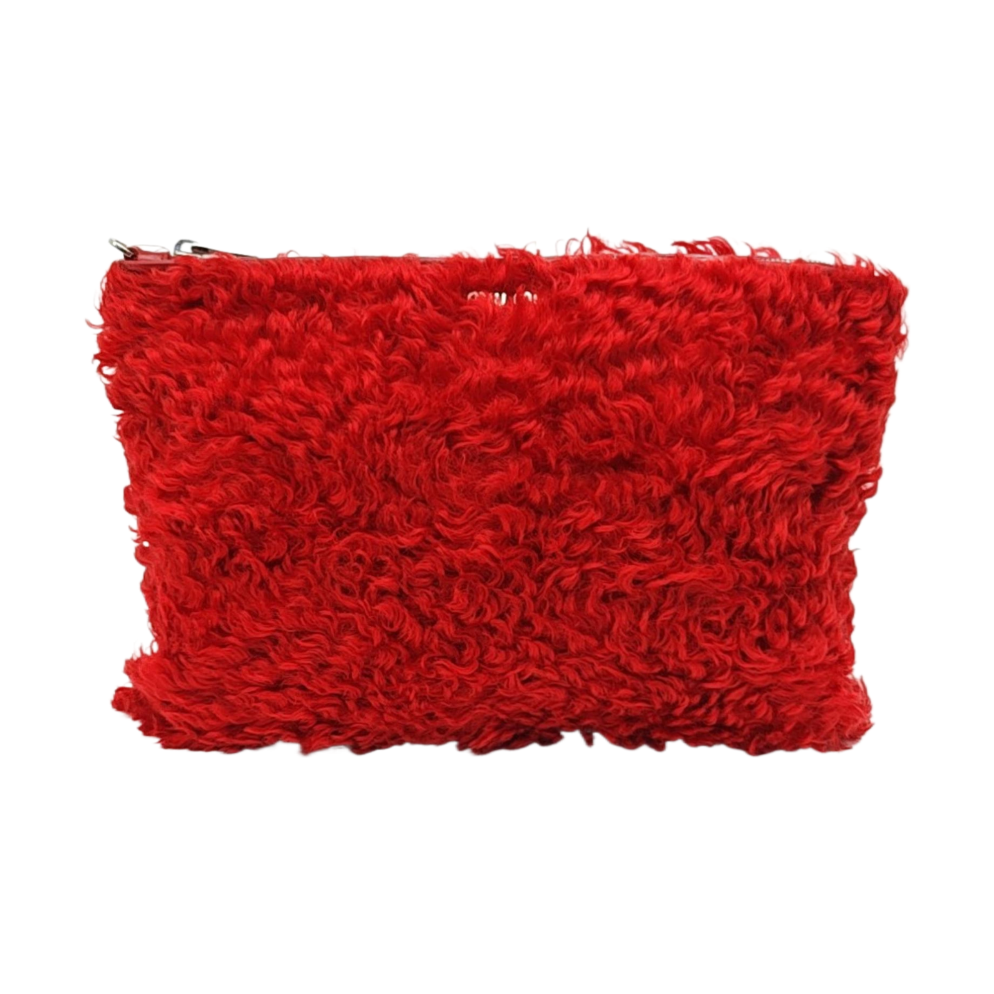 Horsehair Clutch Red