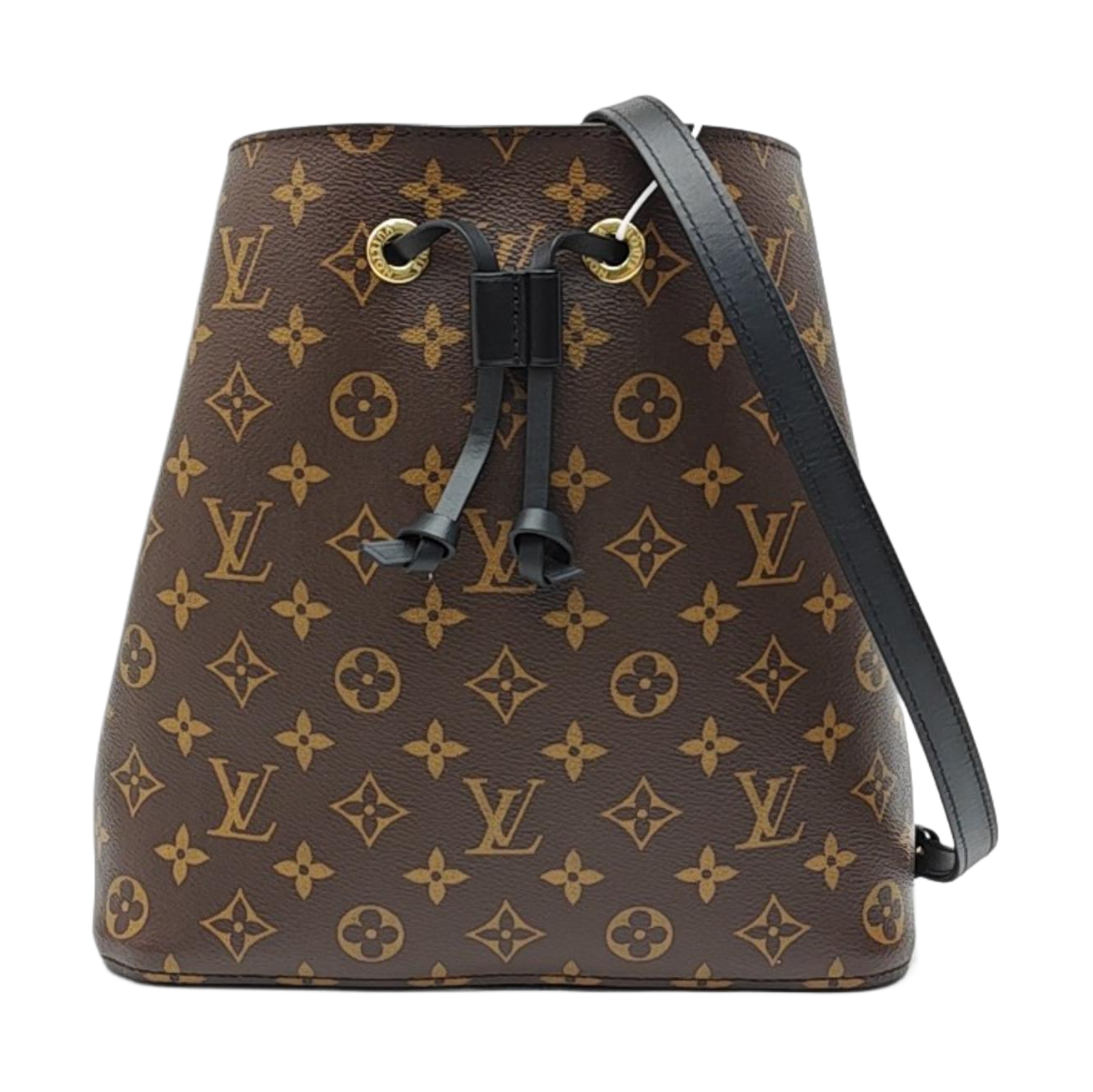 NÉONOÉ MM Monogram Coated Canvas Brown