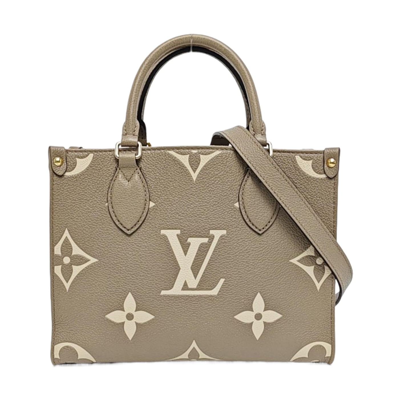 ONTHEGO PM Monogram Calfskin Gray