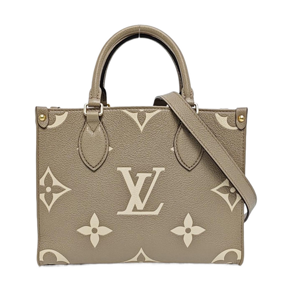 ONTHEGO PM Monogram Calfskin Gray